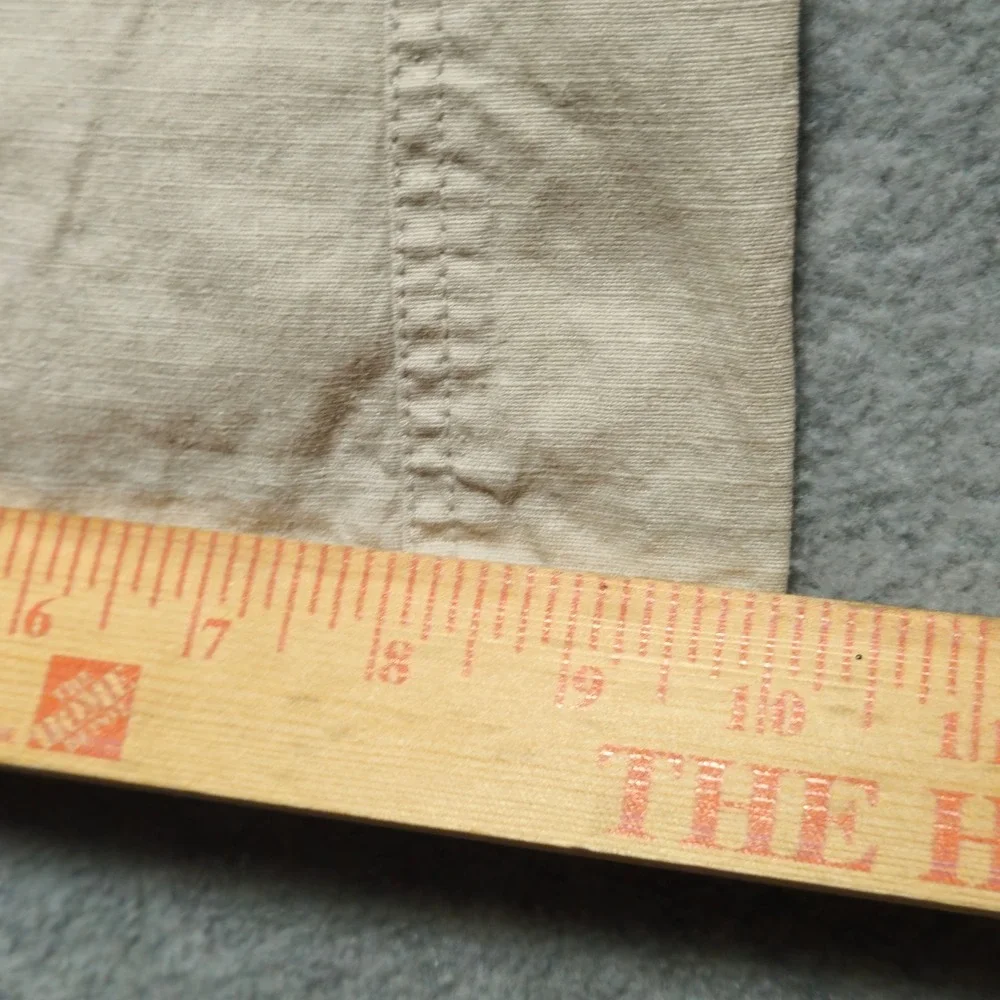 ANCHOR BLUE Womens 11 Beige Cargo Flare Pants Y2K Utility Stretch Casual Vintage - Picture 9 of 9